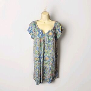 Lauren Ralph Lauren Vintage Paisley‎ Midi Maxi Dress Size Small Multicolor